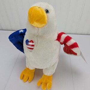 Sugar Loaf Americana Collection Eagle Plush Stuffed Animal American Flag Wings